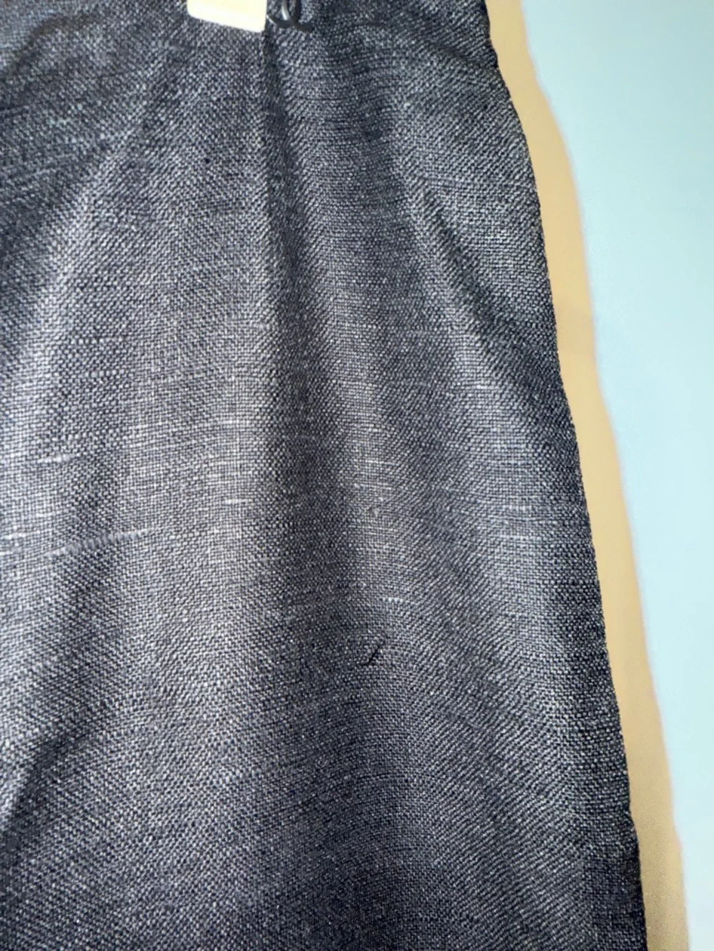 CHANEL Black Silk Pant with Signature Label - Picture 5 of 9